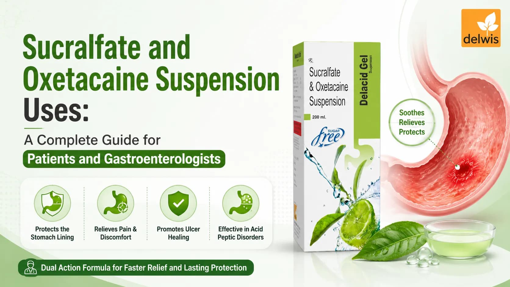 Sucralfate and Oxetacaine Suspension Uses
