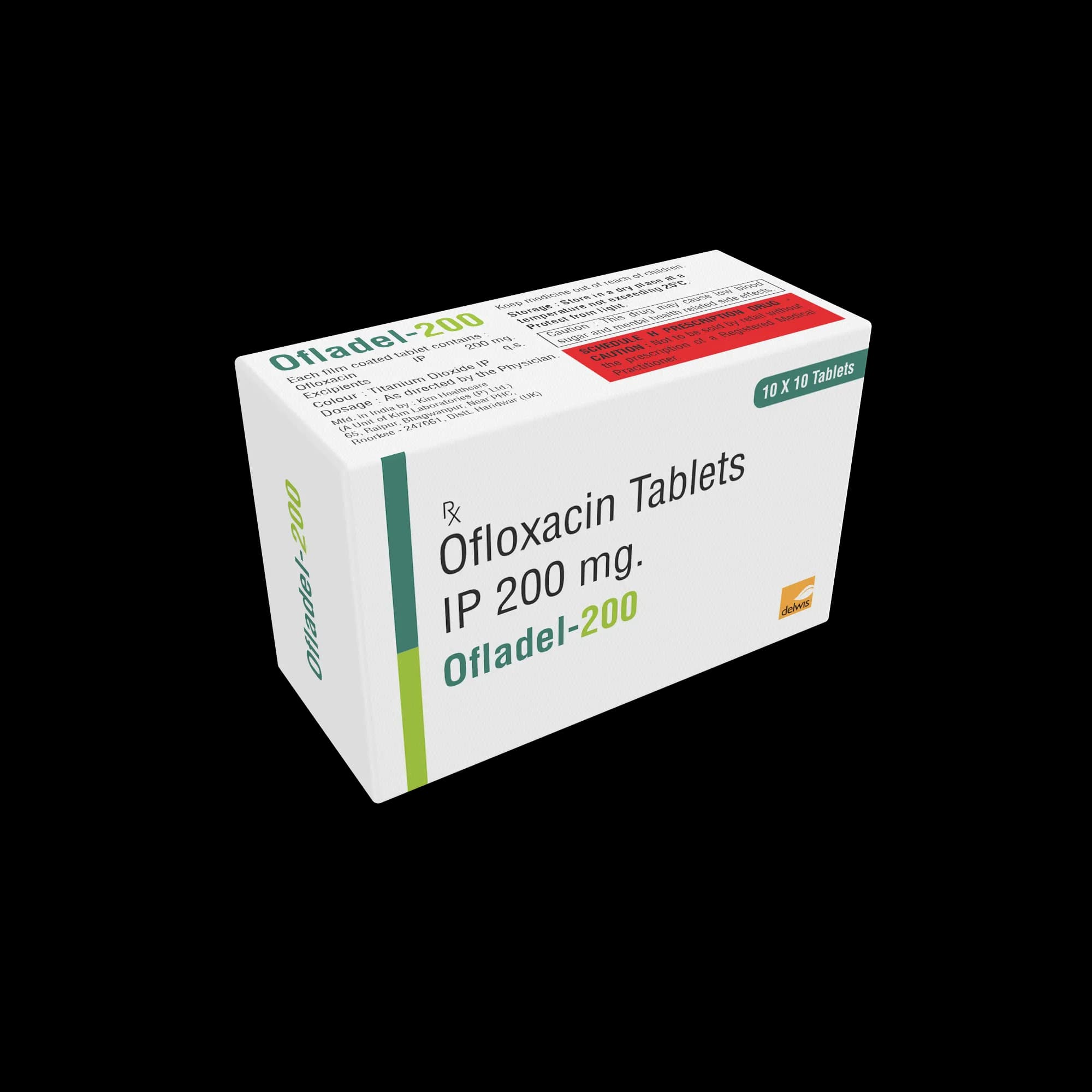 Ofladel 200 – Ofloxacin 200mg Tablet